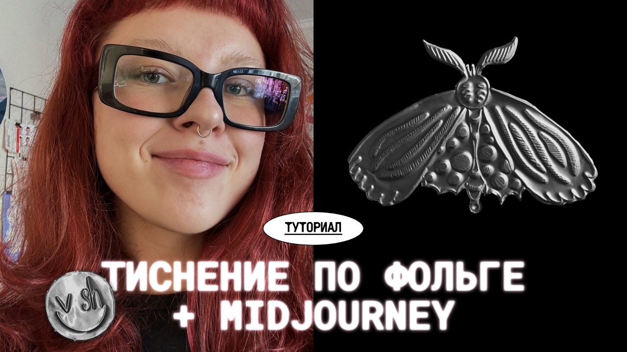 {Сгенерируй Авторский PNG Пак}_Фольга для тиснения + Midjourney + Nano Banana (туториал)
