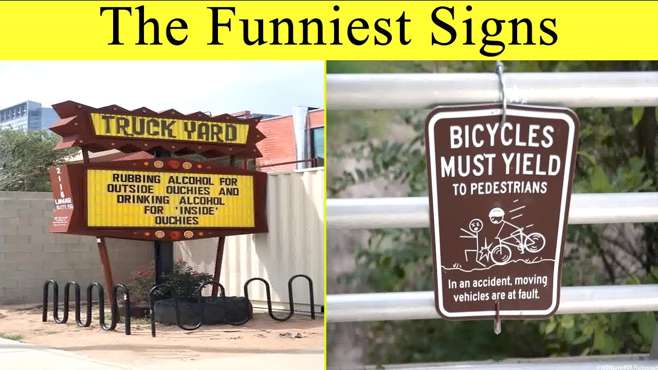 The Funniest Signs You’ll Ever See – Comedy Gold on Every Corner! || Happy Panda