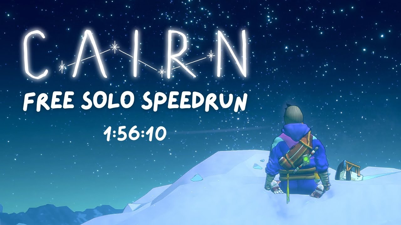 The Most Stressful Speedrun in Gaming? ⛰️ Cairn Free Solo Former WR 1:56:10