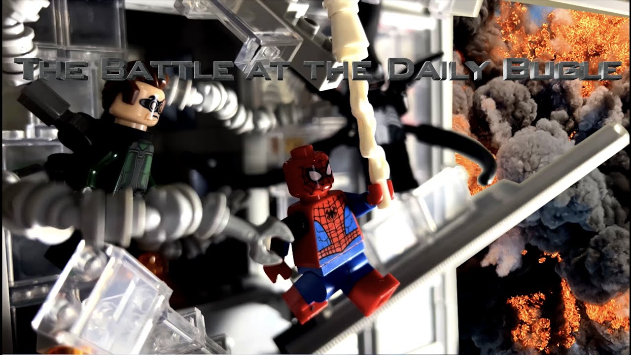 Lego SpiderMan: The Battle at the Daily Bugle (A Lego Stop Motion Film)