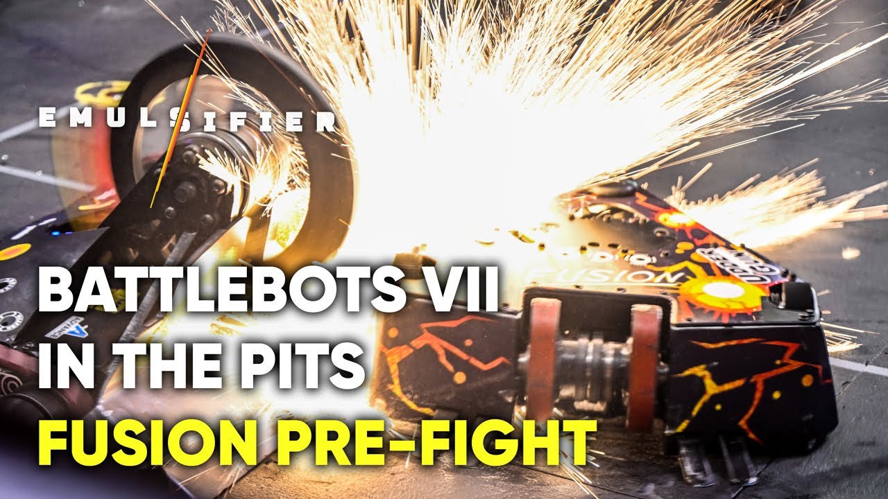 Emulsifier BattleBots VII - In The Pits - Fusion Pre Fight