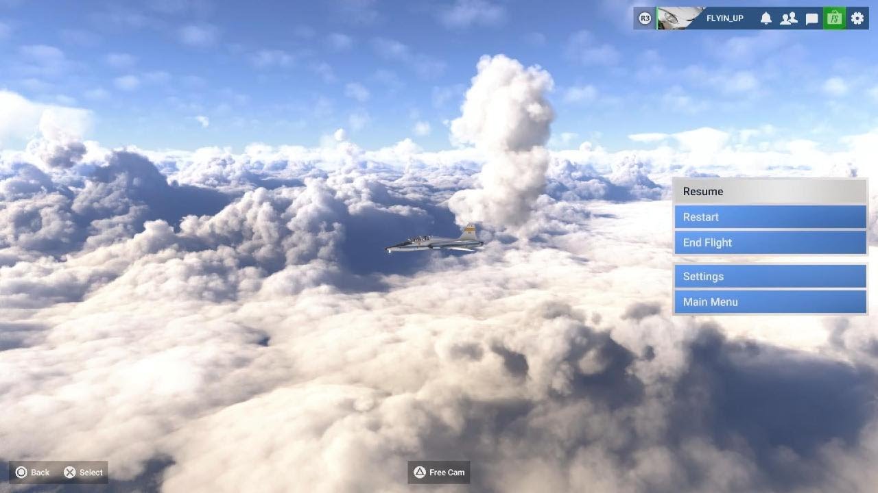 Microsoft Flight Simulator 2024 PS5 Pro Low level flying