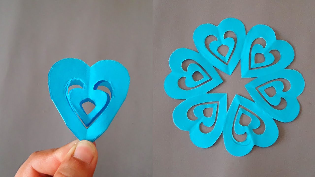 paper snowflake / how to make paper snowflakes #christmas #papercrafts #diy