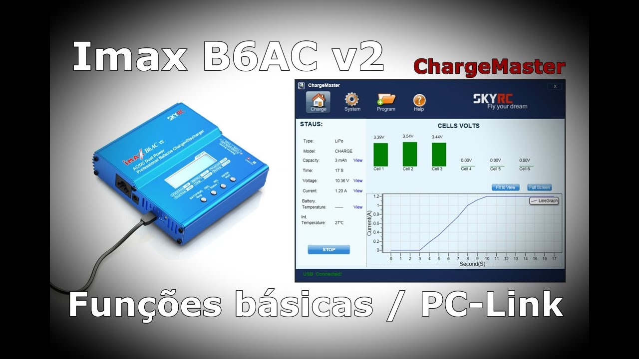 Imax B6AC v2 Funções Básicas / PC Link