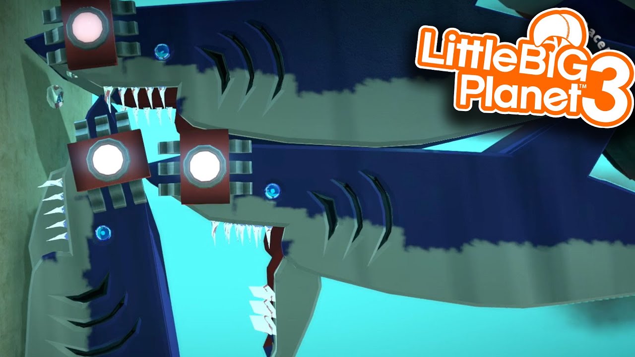 SHARKS ARE BACK, BABY | Little Big Planet 3 (PS4) Multiplayer