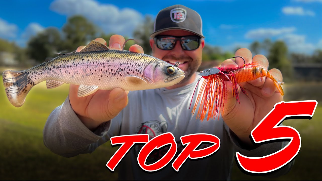Top 5 Baits For MARCH Bass Fishing!