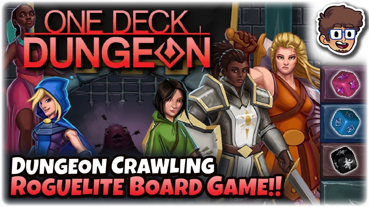 ROGUELITE DUNGEON CRAWLING BOARD GAME!! | Let's Try One Deck Dungeon