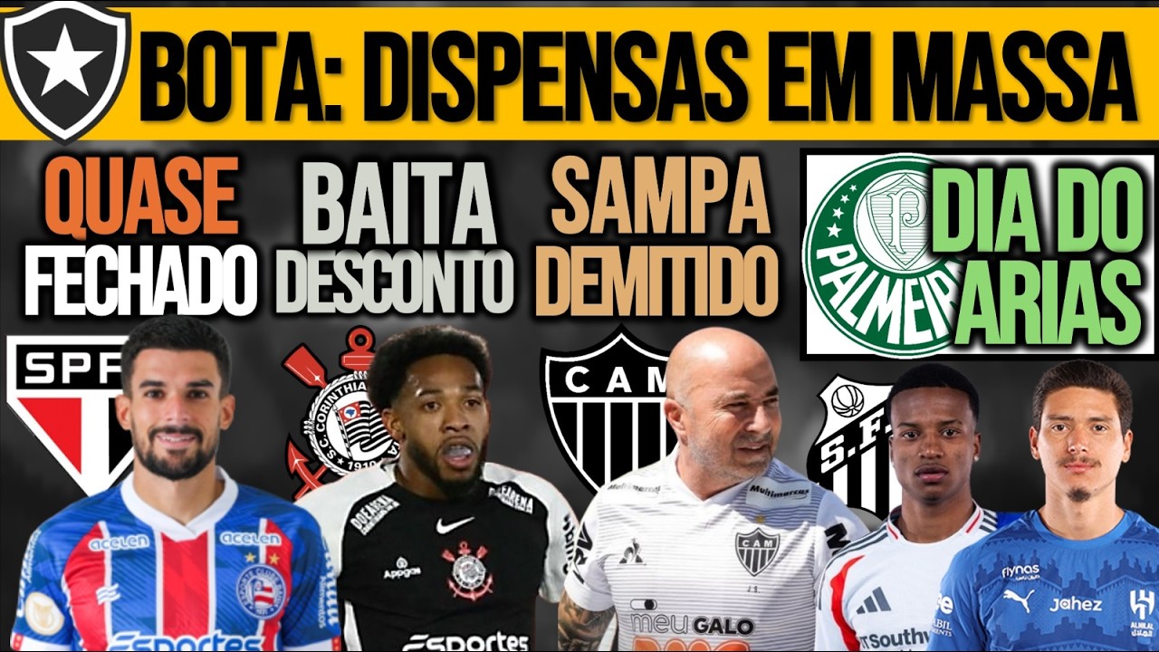 SP PERTO DO CAMISA 10| TIMÃO: ECONOMIA ALTA| POGBA NO FLA? ARIAS NA SEXTA| SAMPAOLI CAIU| BOT, SAN+