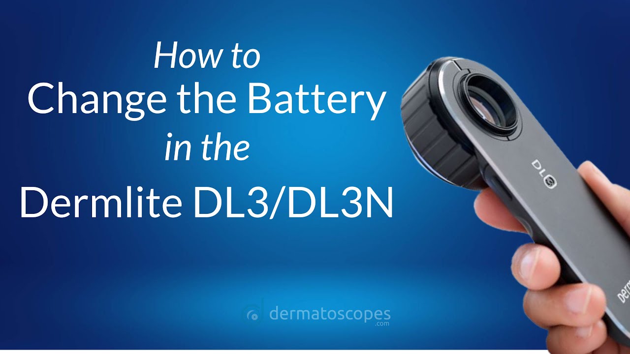 Changing the Battery on the Dermlite DL3N (and DL3)