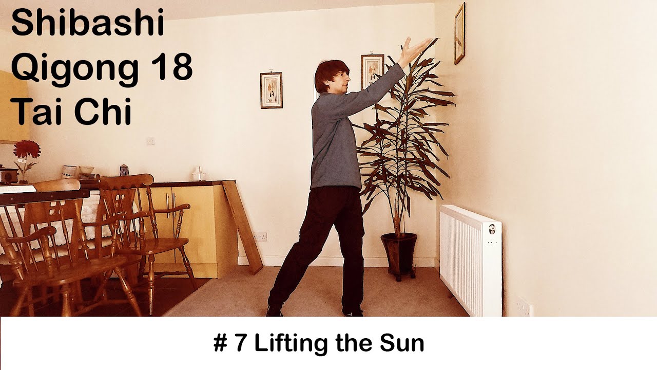 Qigong 18 Shibashi Movement 7 Tutorial Tai Chi Exercise. COVID-19 Self-Isolation Coronavirus
