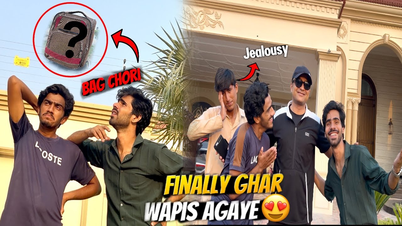 Finally ghar wapis Agaye 😍 | Bag Chori Hogia😭 | 