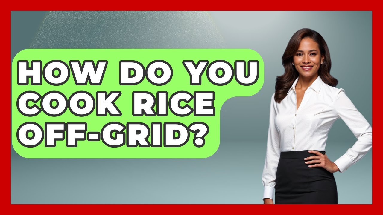 How Do You Cook Rice Off-grid? - Survival Skills for Everyone