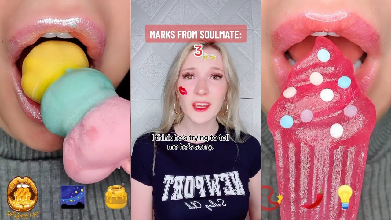 🍅 ASMR eating Storytime 💝 @Brianna Guidryy  @Brianna Mizura  💝 Funny Video  POVs Tiktok Part #110