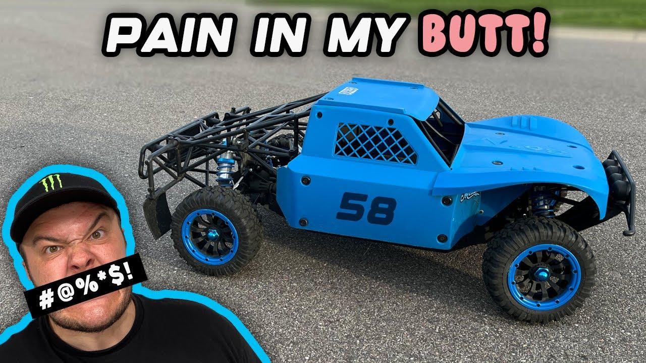 Massive RC Car Goes BIG! 30 Degree North 38cc DTT-7 V2