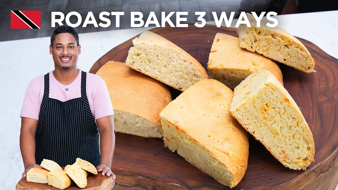 Roast Bake 3 Ways: Coconut, Carrot, Pumpkin Recipe by Chef Shaun 🇹🇹 Foodie Nation