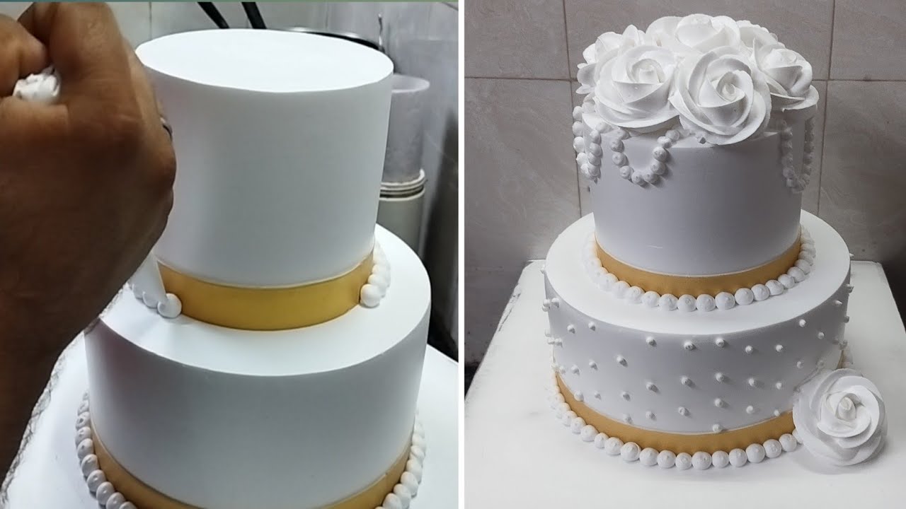 Two Step Anniversary Cake Design |25thWedding  Anniversary Cake Design |Silver Jubilee Cake Design