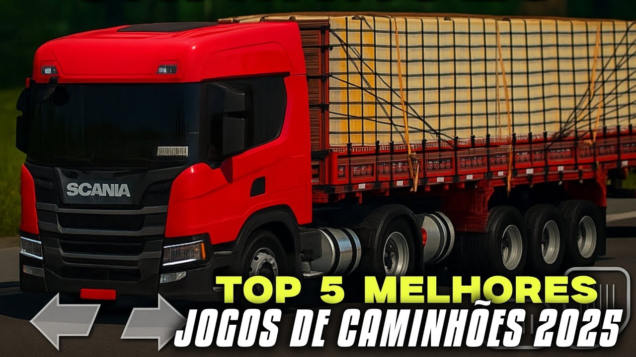 🔥TOP 5 MELHORES JOGOS DE CAMINHÕES PARA ANDROID 2025 