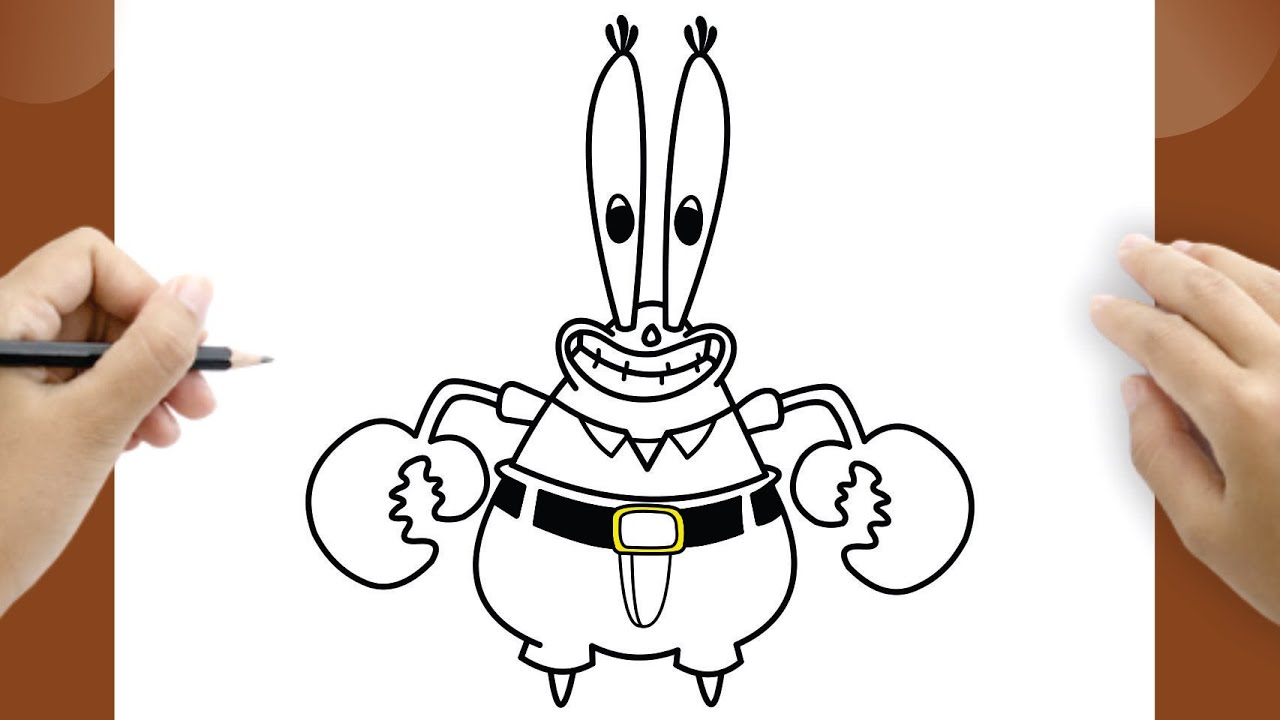 Wie zeichnet man Mr. Krabs aus Spongebob – Einfaches Tutorial