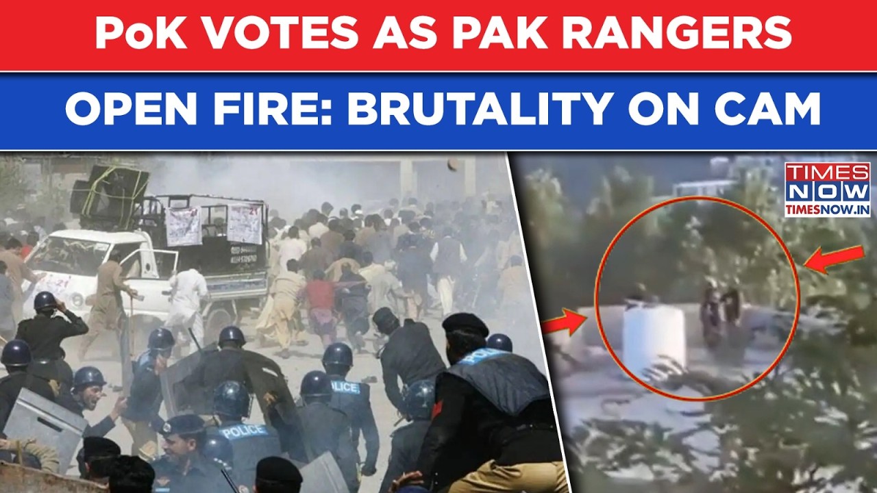 PoK Bloodbath: Pakistan Rangers Open Fire, Brutality On Cam| Sharif, Munir's Horror Plan Exposed?