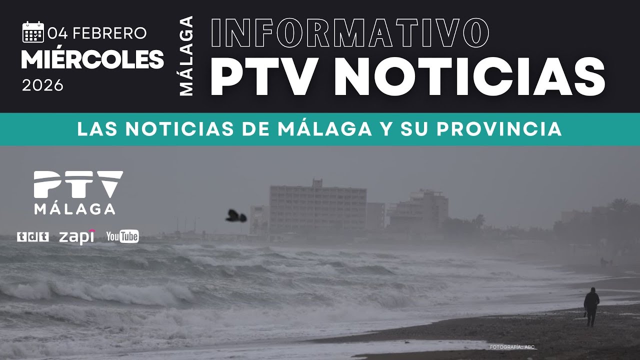 📺 PTV NOTICIAS MÁLAGA HD | Se desbordan los ríos de la zona occidental y el Guadalorce | 04 feb