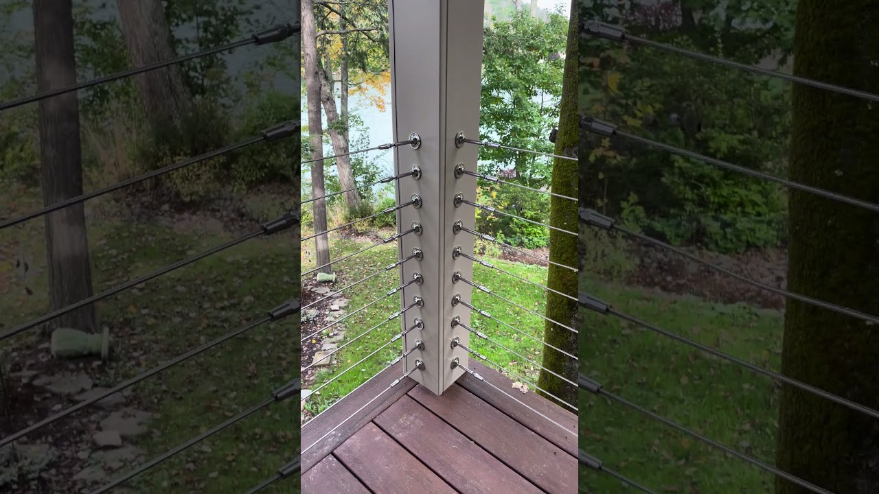 RailEasy Cable Railing Installation! #railing #cablerailing #diy #diydeck