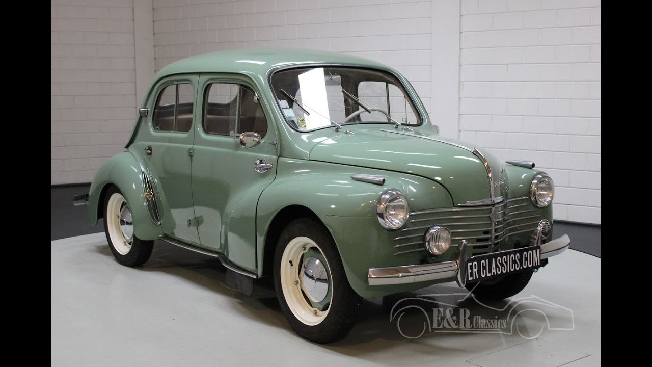 Renault 4CV good condition 1957 -VIDEO- www.ERclassics.com