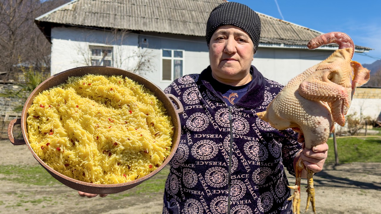 Peaceful Rural Simple Village Life - Grandma Cooking Traditional Recipes