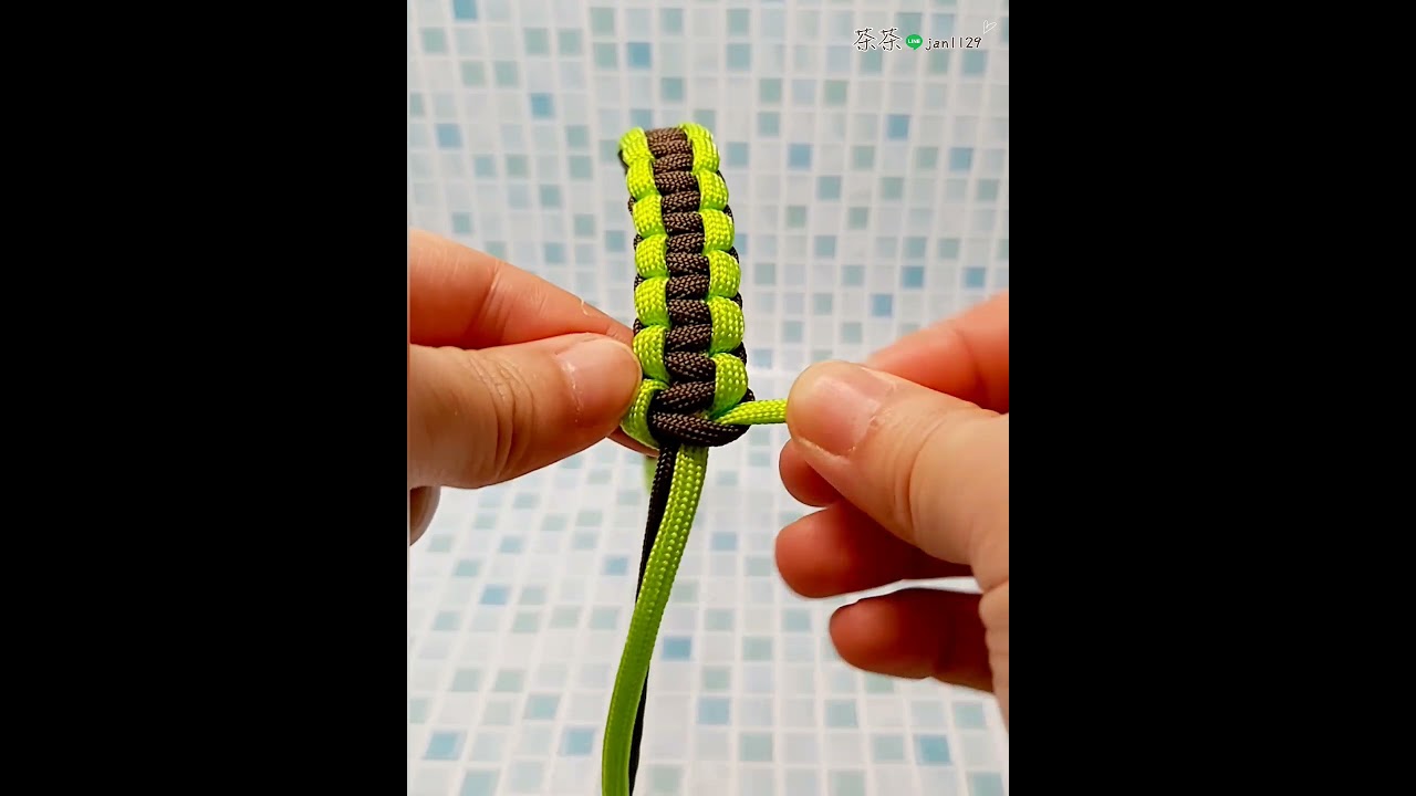 杯杯提帶怎麽編織呢?（傘繩）