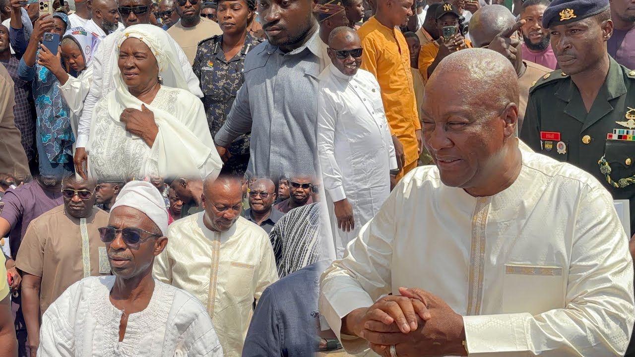 H.E Mahama & Vice Naana Jane  honors National Islamic thanksgiving service