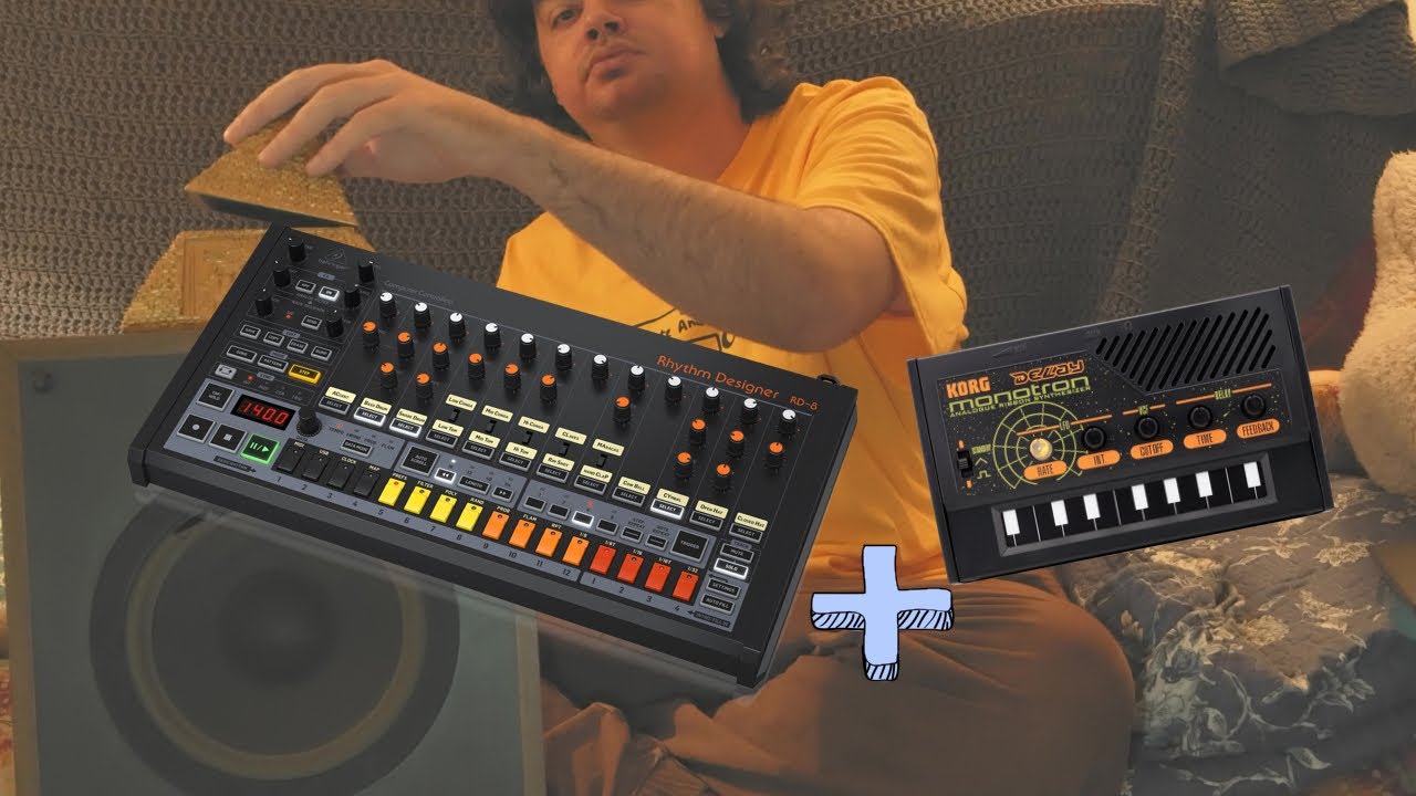 SUPER LOFi, glitching the analog drum machine the rd-8 with a korg monotron delay