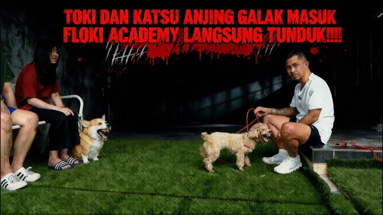 ANJING INI UDAH 3X DI SEKOLAHIN TETAP GALAK‼️MASUK MARKAS FLOKI LANGSUNG NURUT.