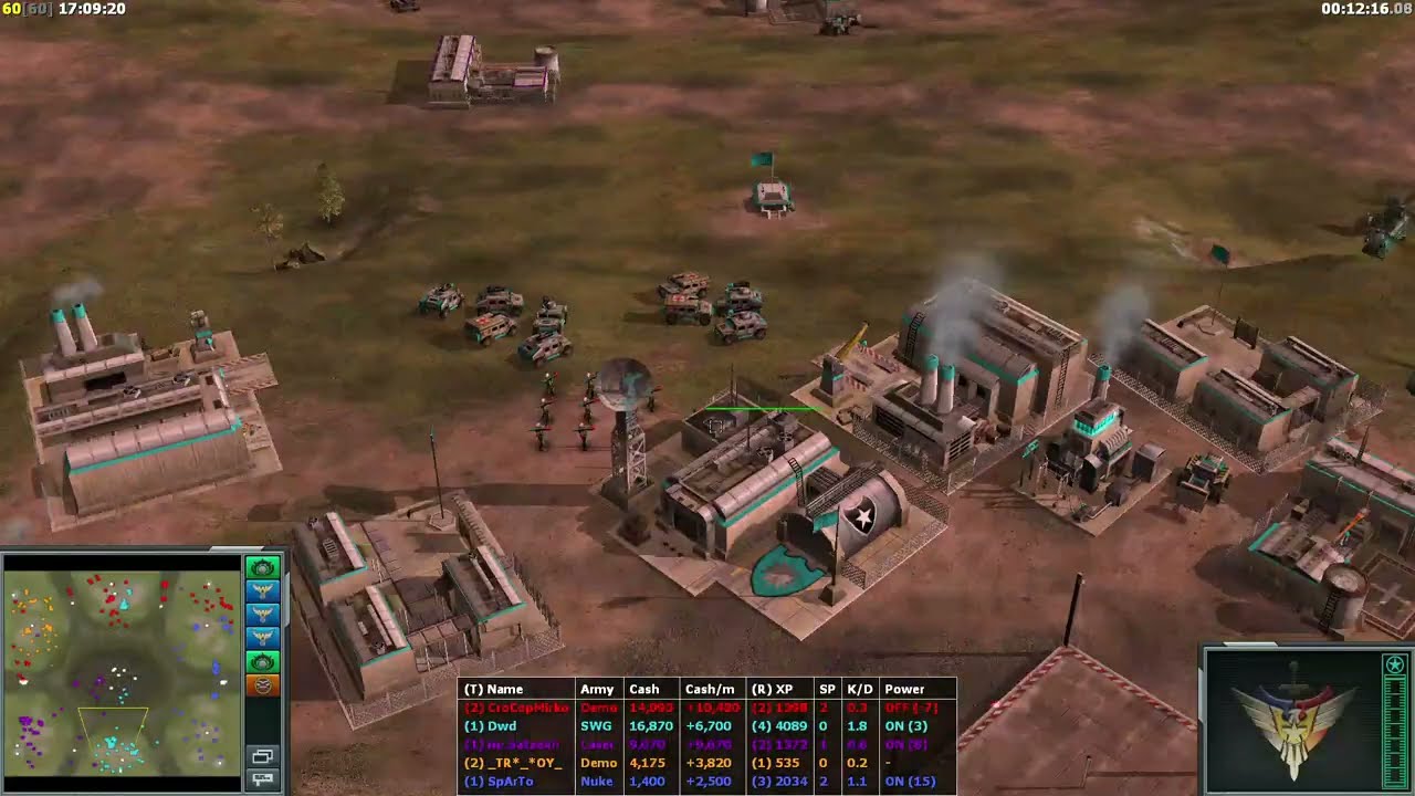 GeneralsOnline 3v3 DEFCON wars by SpArTo!