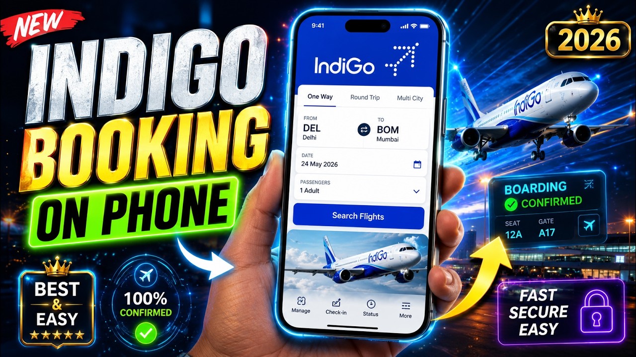 IndiGo Flight Booking &ndash; Easy Step-by-Step Guide Using IndiGo App