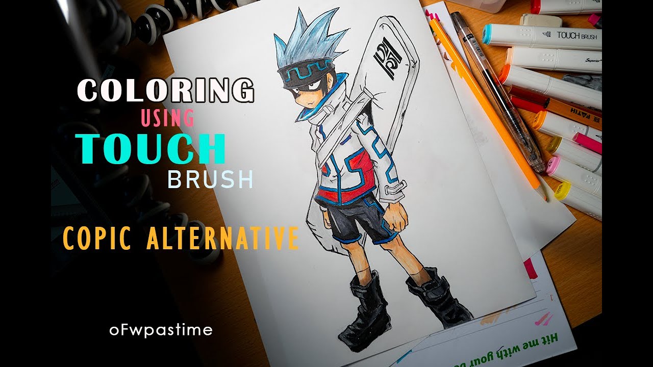 Touch brush marker - Copic Alternative