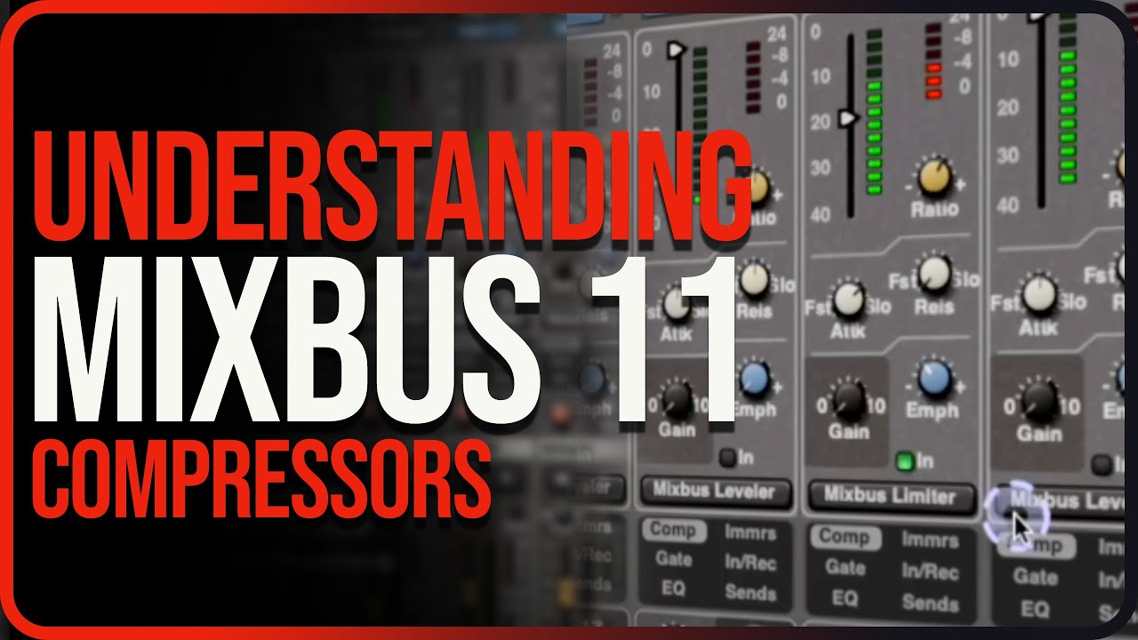Harrison Mixbus 11 Channel Strip Compressor Tutorial & Full Track Mix Comparison