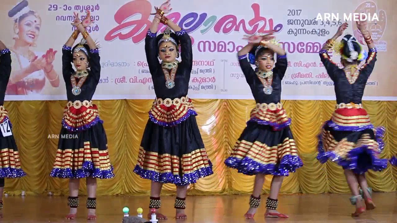 Group Dance (സംഘ നൃത്തം) HS 12  Thrissur Kalolsavam 2017