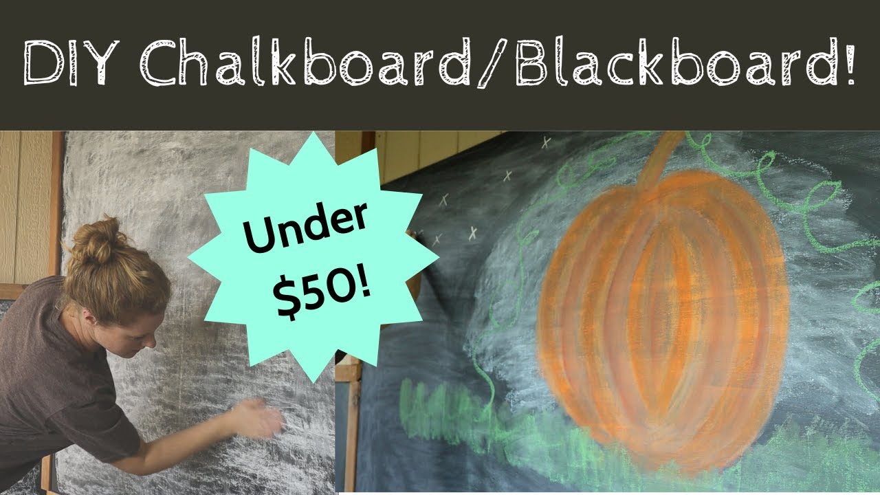 DIY Chalkboard/Blackboard Cheap!