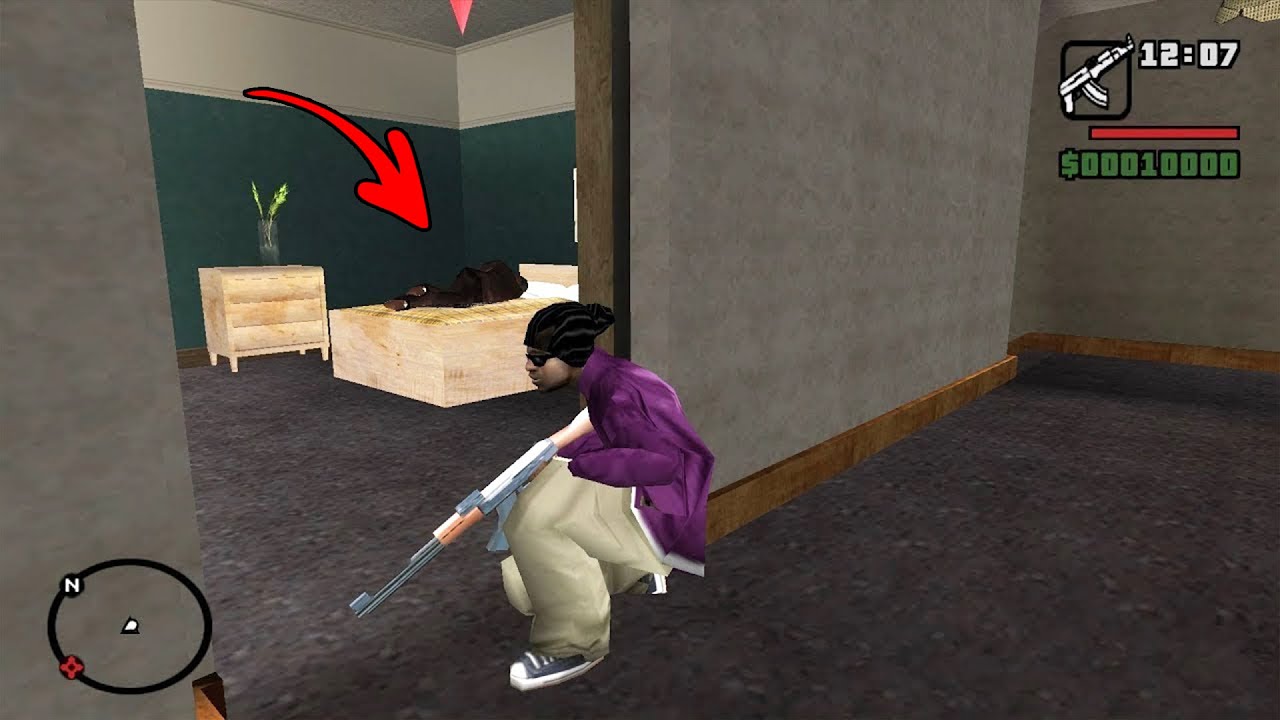 GTA San Andreas - Killing CJ's Mom Mission! (Ballas Gang)