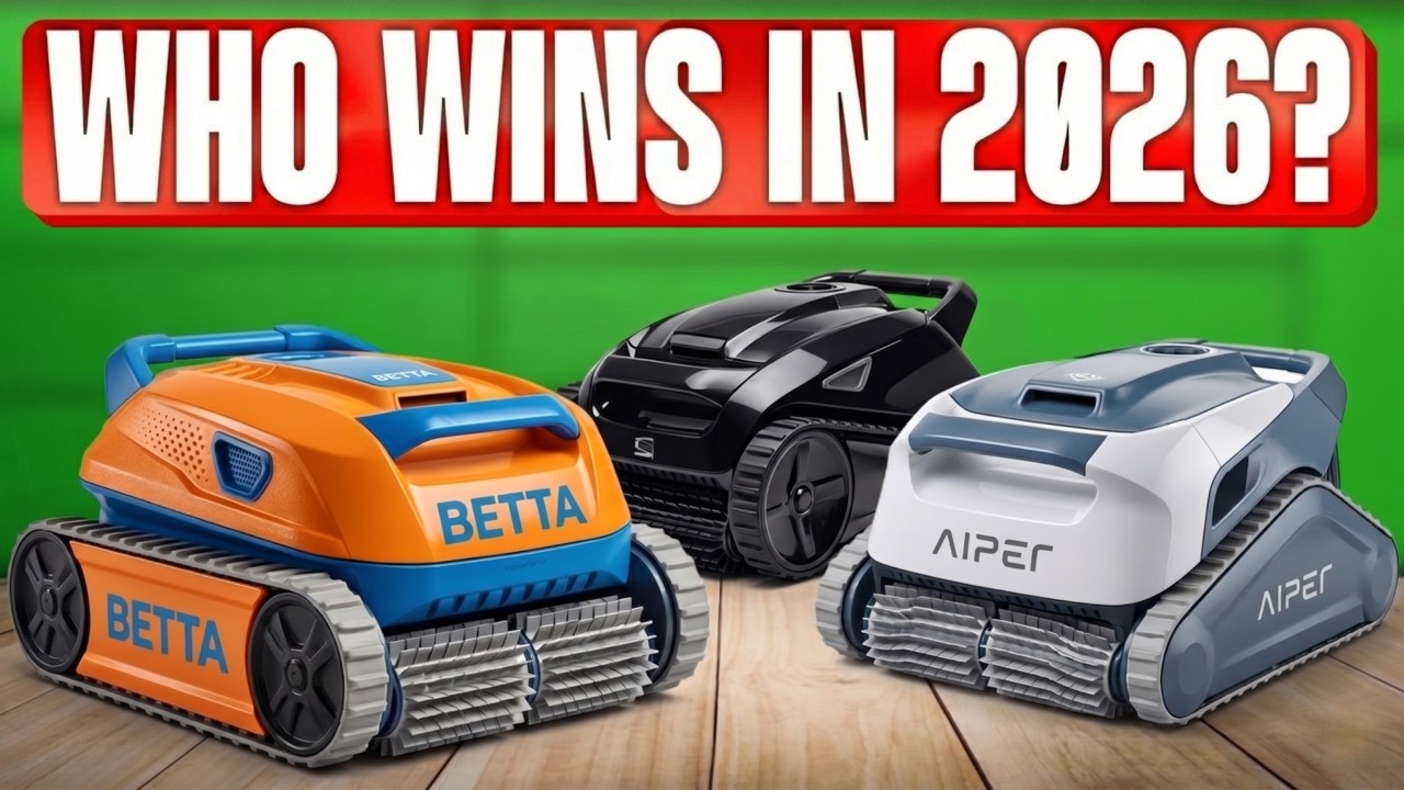 ✅ 7 Best BUDGET Robotic Pool Skimmers on Amazon [2026] Pool Surface Cleaner / Solar Powered