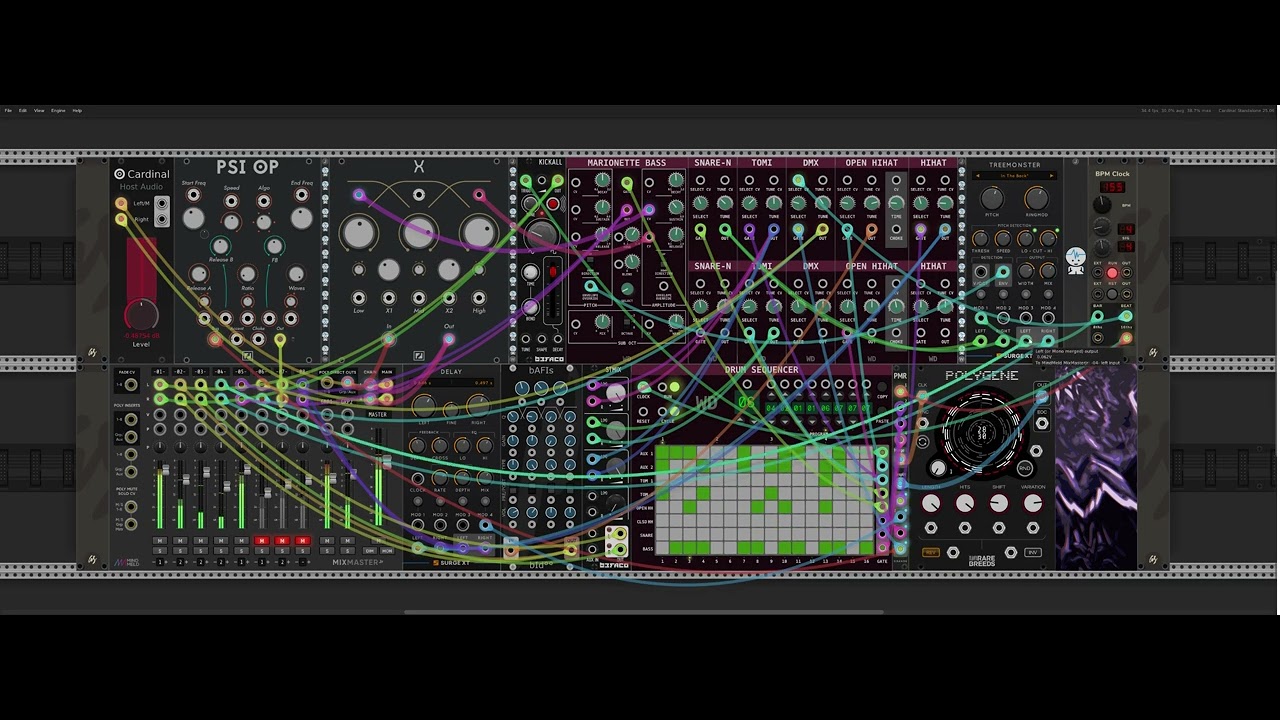 Cardinal Synth  mytechnosystem V1 - Function Test