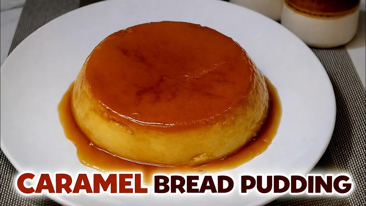 बिना अंड्याचा कॅरॅमल ब्रेड पुडिंग  कमी साहित्यात झटपट रेसिपी  caramel bread pudding🍝
