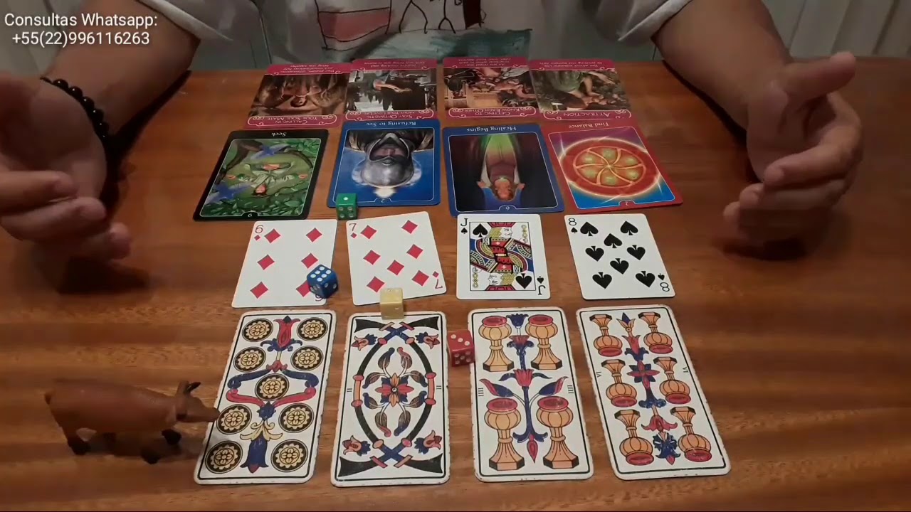 Tarot Interativo:  Sentimentos, intenções e atitudes dele,a.
