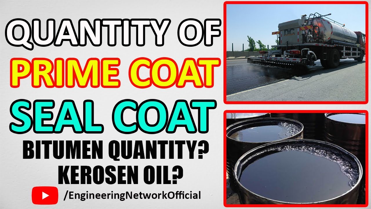 How To Calculate Quantity Of Prime Coat And Seal Coat | Quantity Of Bitumen | Kerosene Oil Quantity