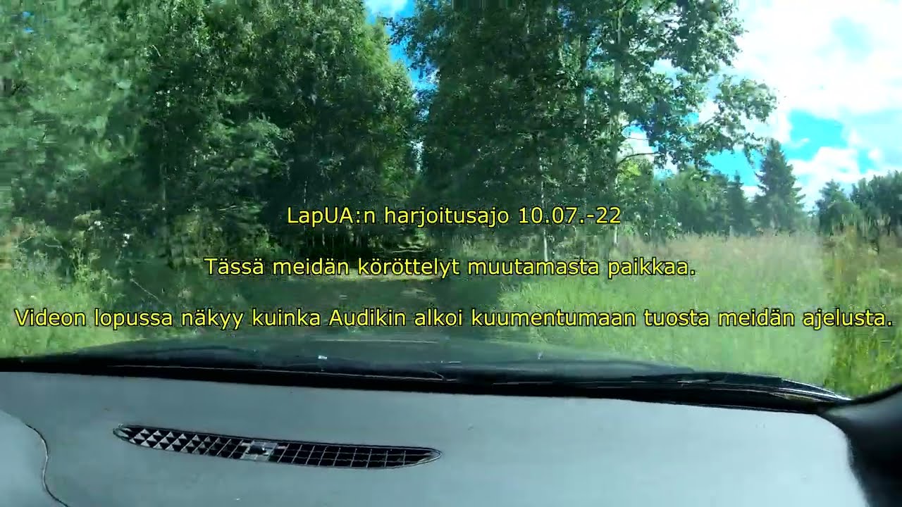 Autosuunnistus - Klapitehtaan kierros harkkari Lapualla - 10.07.2022