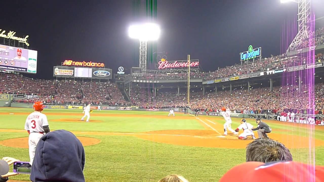 2013 World Series Game 6: Red Sox - Cardinals Final Out