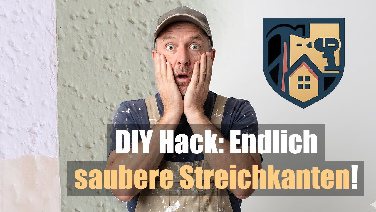 DIY Hack - endlich SAUBERE und GERADE Streichkanten!
