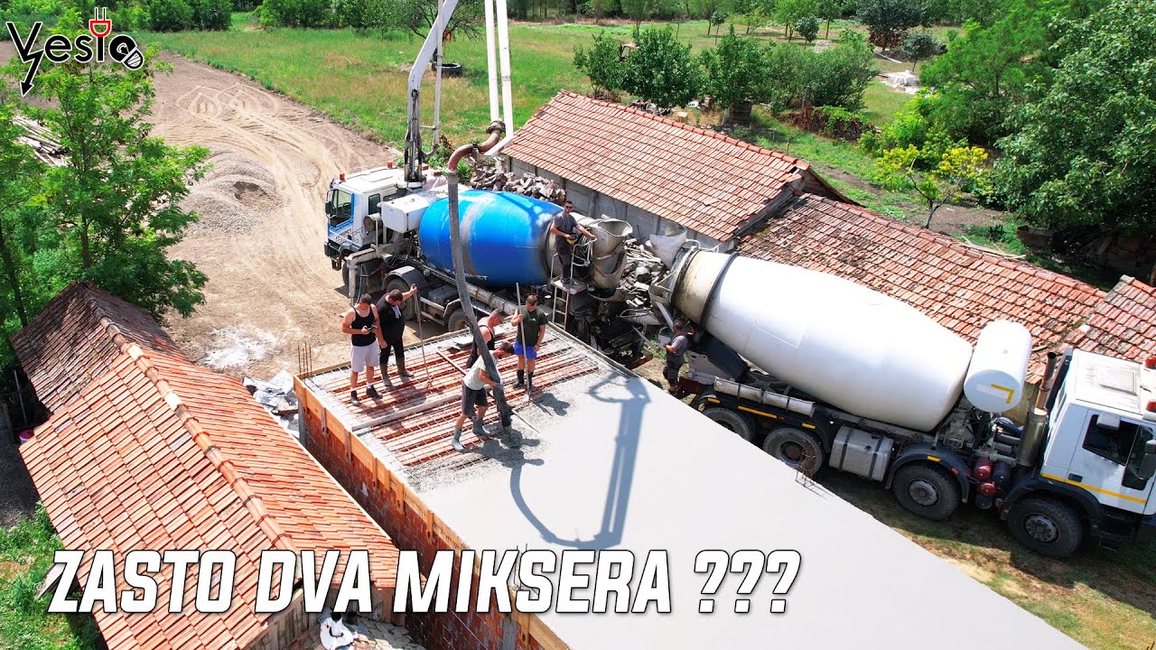 Betoniranje ploce uspesno zavrseno!!