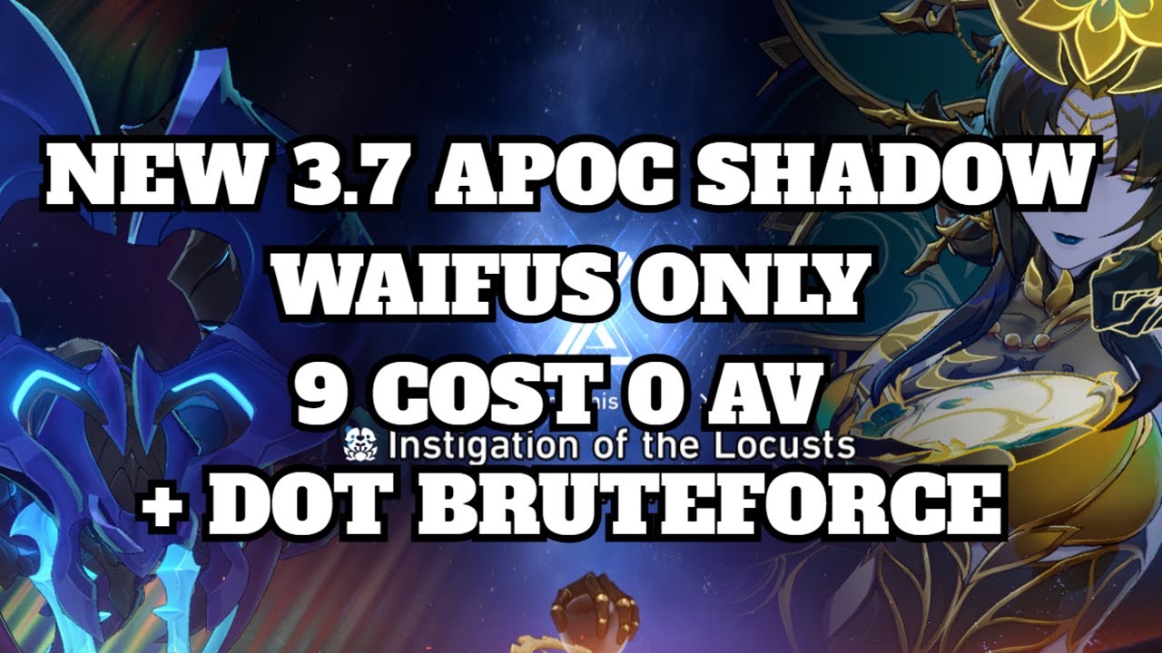 NEW 3.7 Apocalyptic Shadow LOWEST COST 0 AV + DOT Bruteforce | Honkai Star Rail