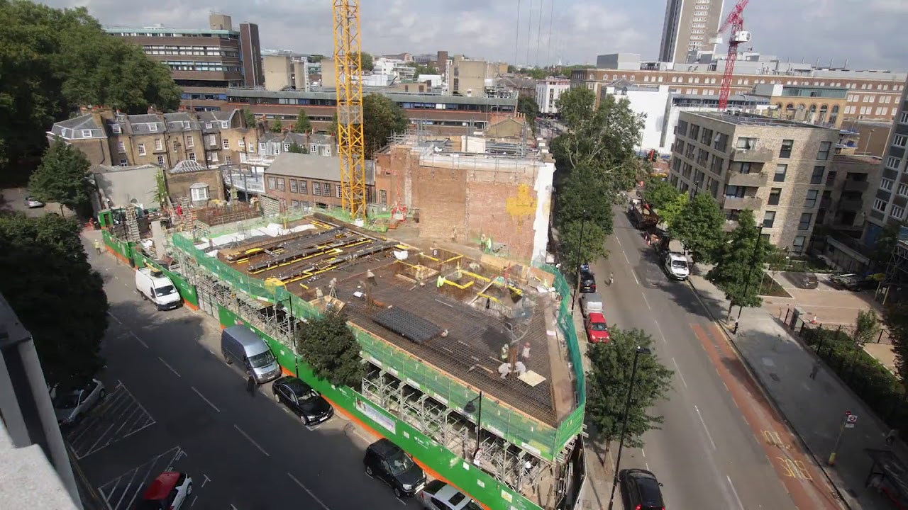 New City Law School building: timelapse of construction