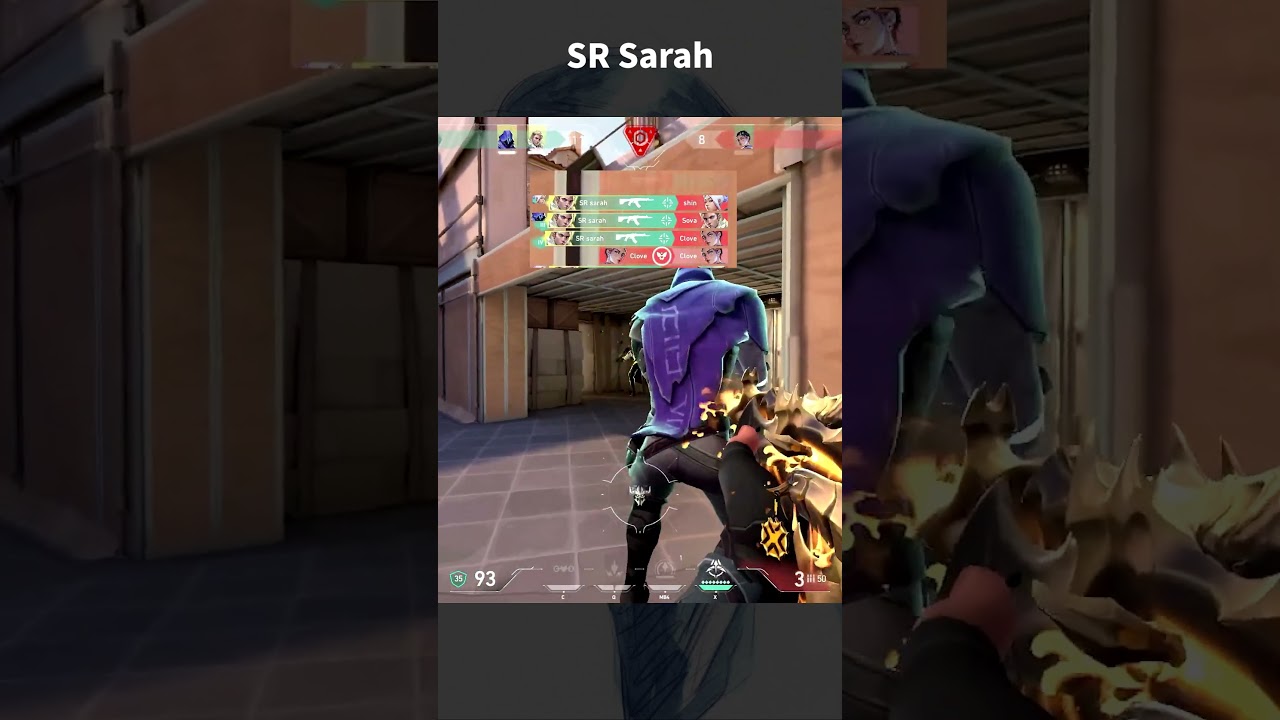 SR Sarah insane 6k !? // SR Sarah // VALORANT clip #valorant #ace #clip